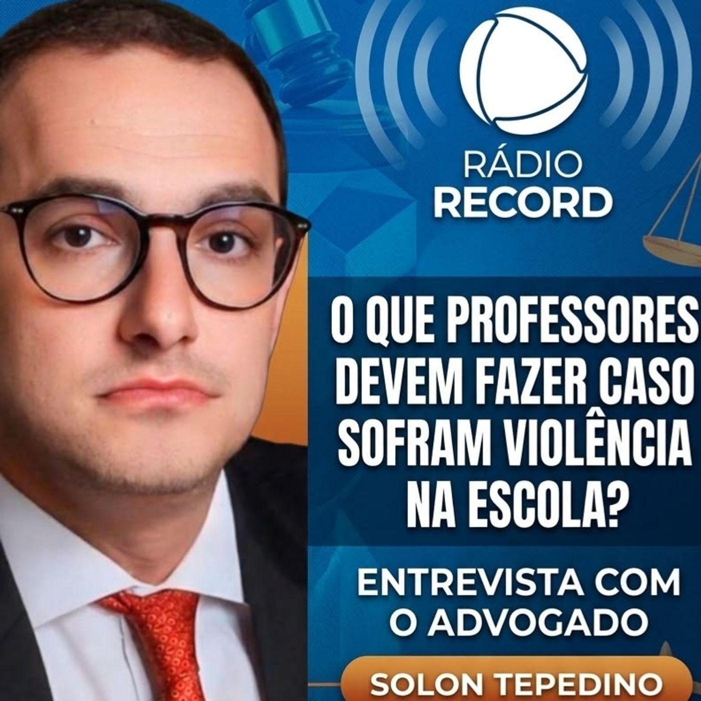 RÁDIO RECORD: O QUE PROFESSORES DEVEM FAZER CASO SOFRAM VIOLÊNCIA NA ESCOLA? episode artwork