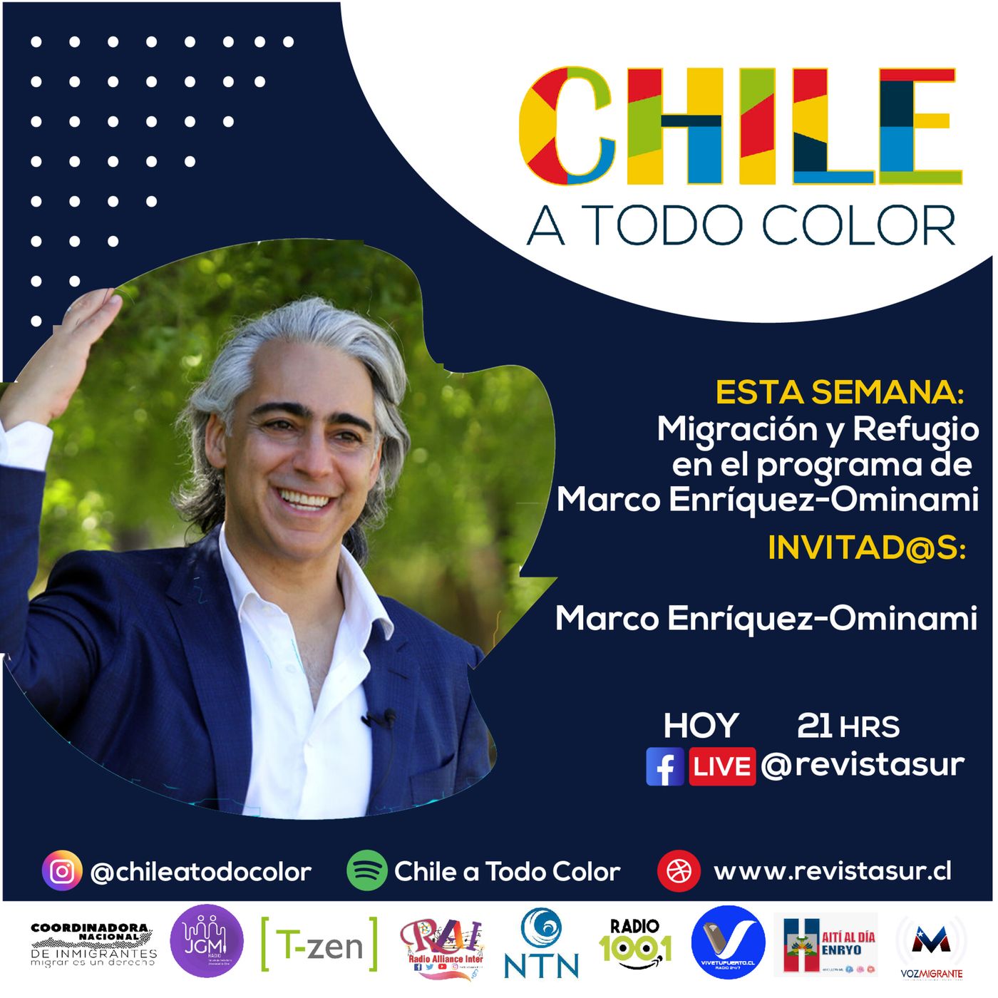Chile a Todo Color: Propuestas sobre Migración y Refugio del candidato presidencial Marco Enriquez-Ominami episode artwork