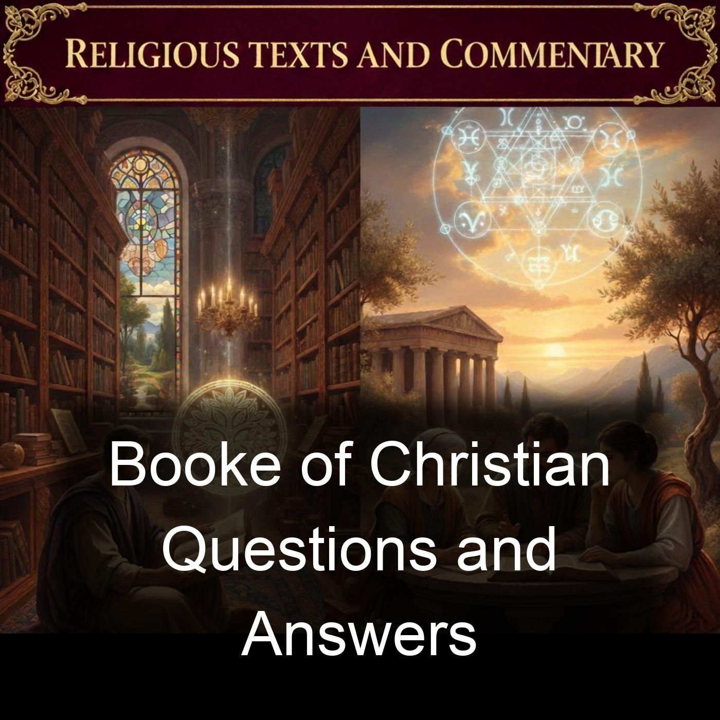 Booke of Christian Questions and Answers cover art