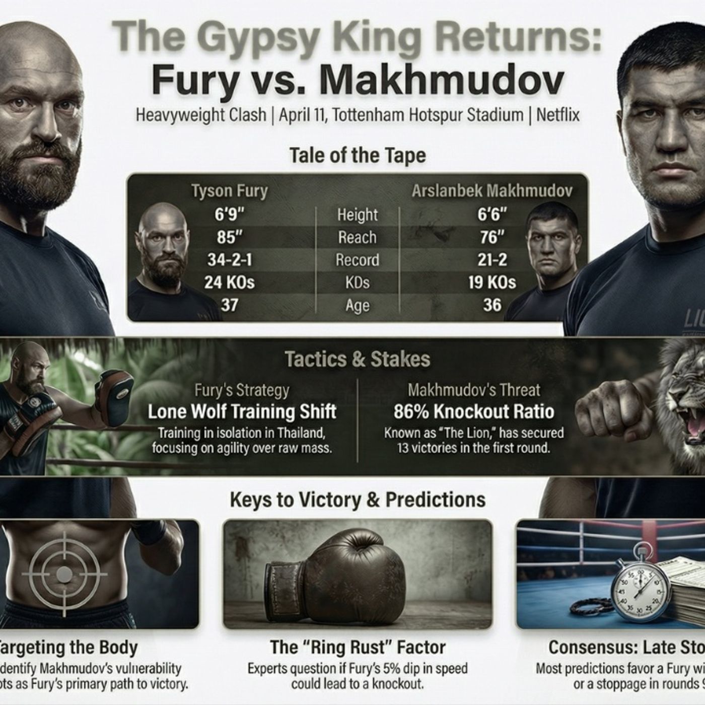 Tyson Fury faces Arslanbek Makhmudov on Netflix