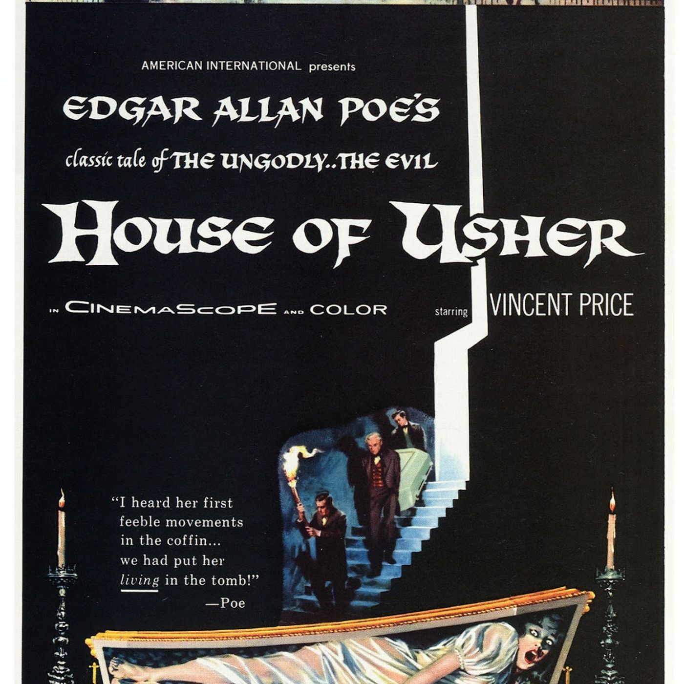 House of Usher (1960) Vincent Price, Roger Corman, Richard Matheson, & Edgar Allen Poe