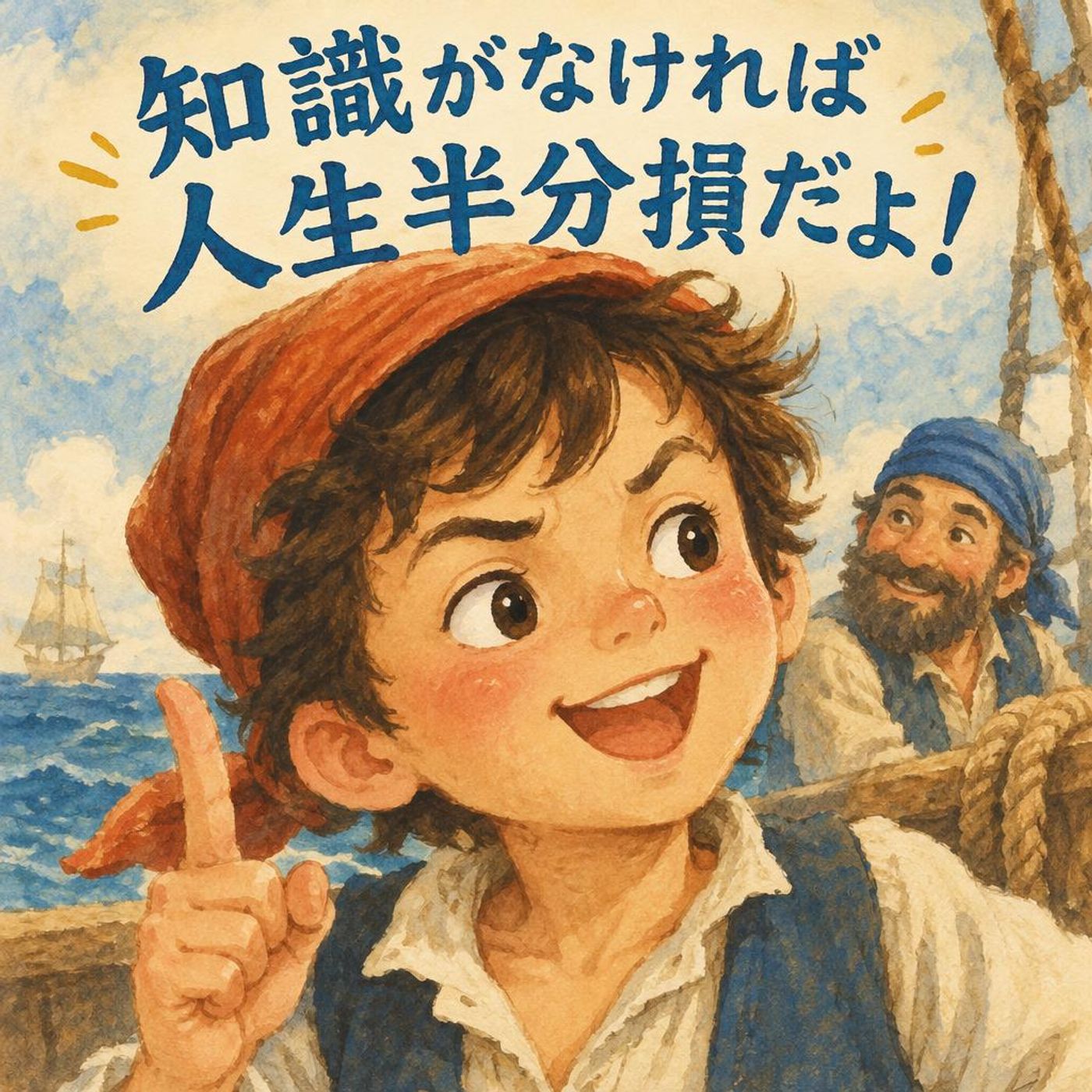 「僕は何でも知っている！？」知ったかぶり少年アブドゥルと嵐の海の大ピンチ ｜【海外の寓話】 episode artwork