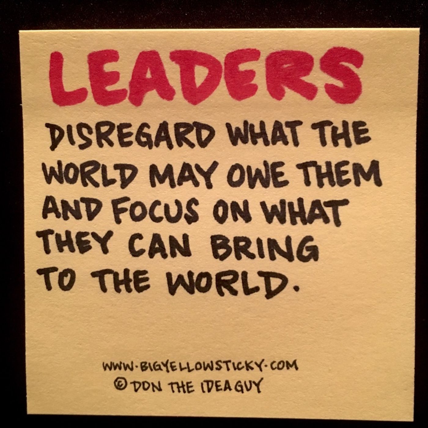 Leaders Bring : BYS 207