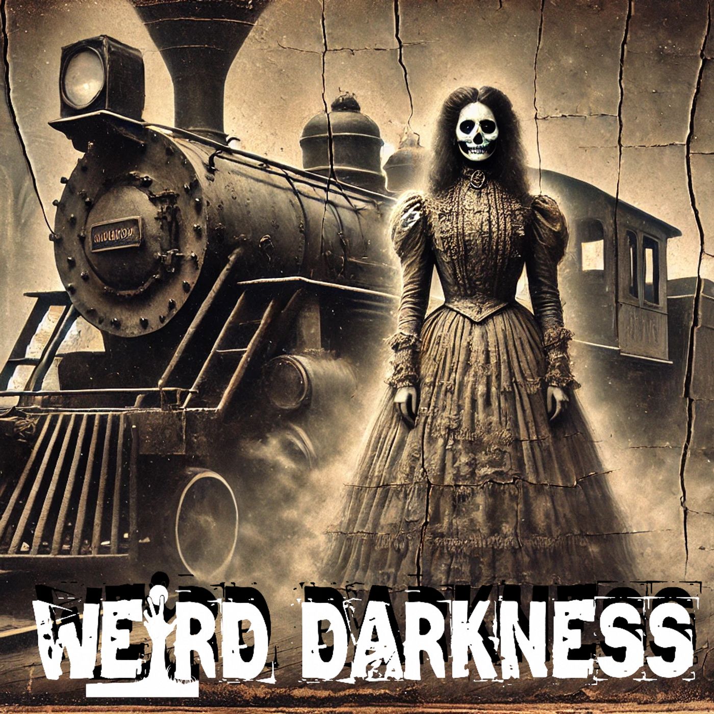 cover of episode “THE NECROPOLIS RAILWAY” and Other True, Creepy Stories! #WeirdDarkness