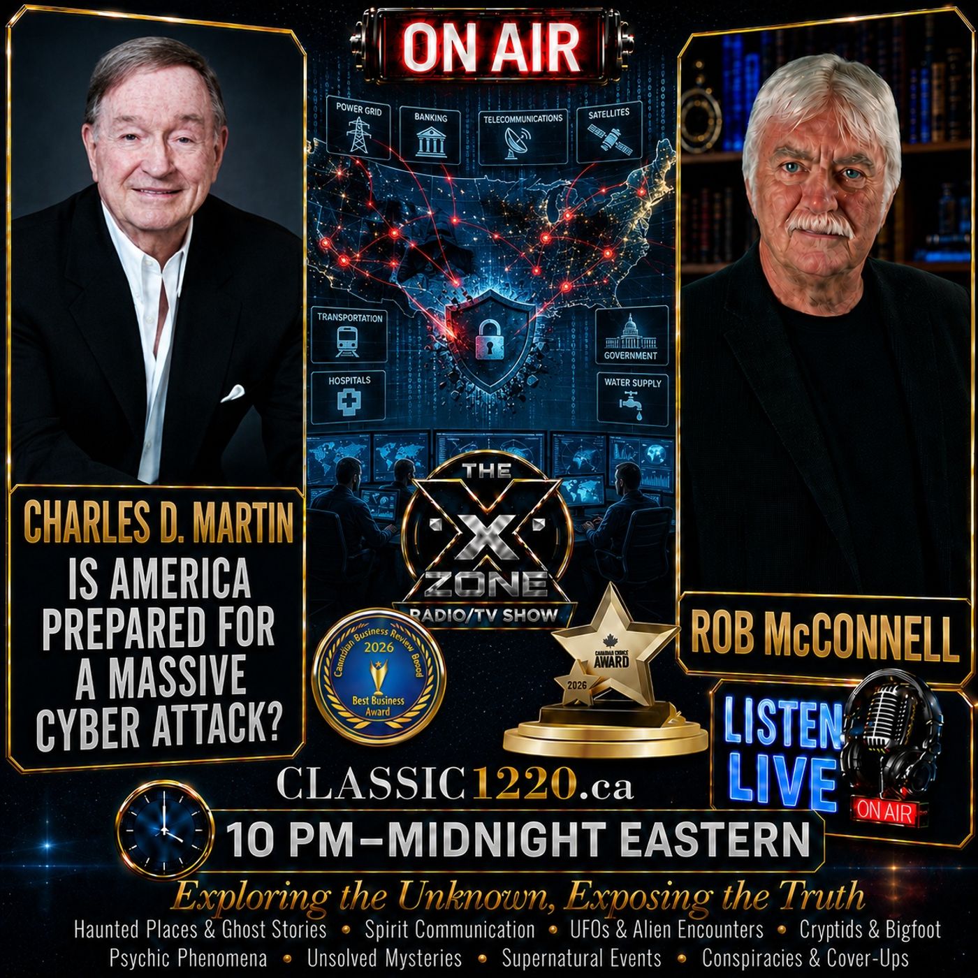 Rob McConnell Interviews - CHARLES D MARTIN - Is America Prepared for a Massive Cyber Attack episode artwork