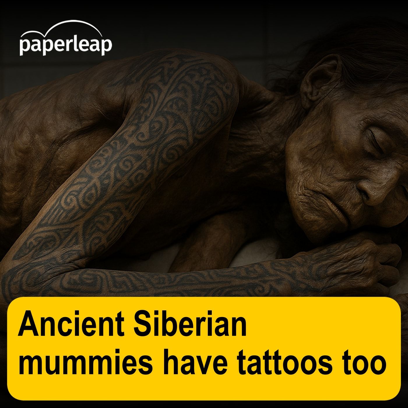 Ancient siberian mummies have tattoos too!
