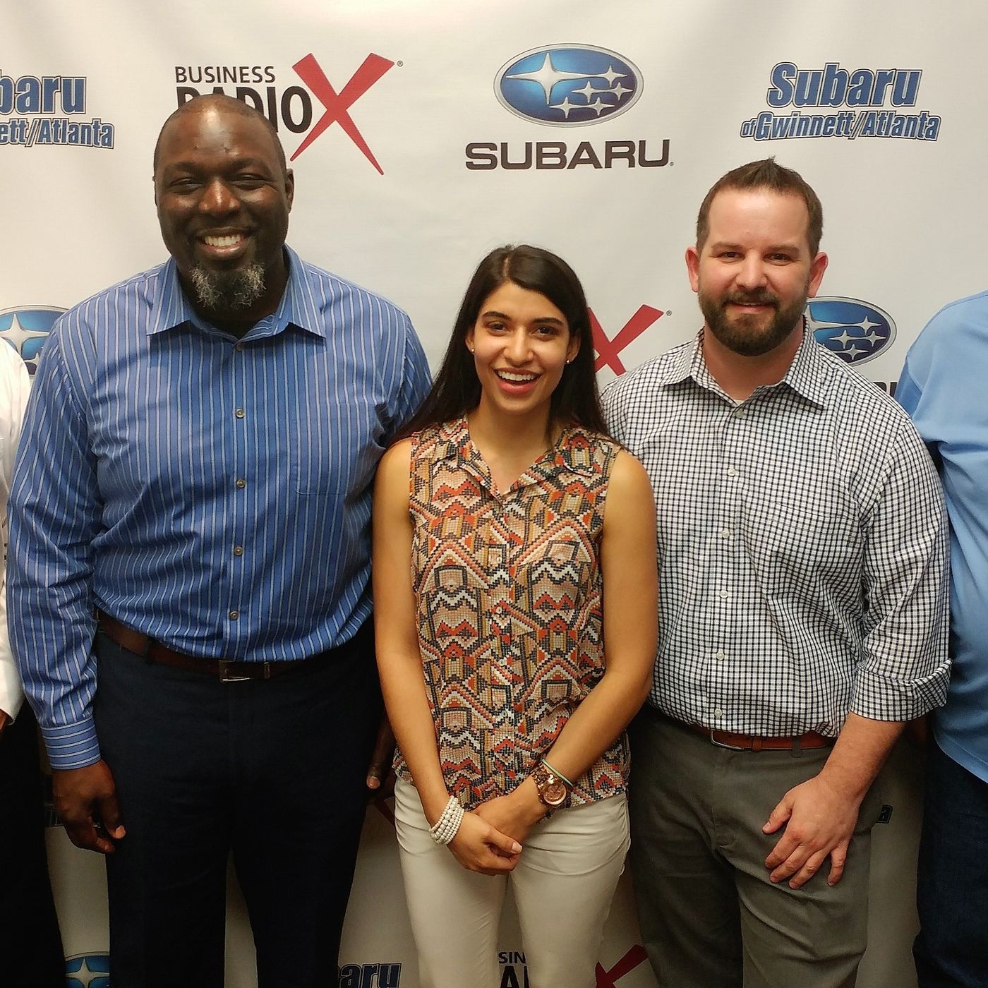 Yvener Liberal with Emsite Preventive Health Services, Dr. Adam Tedder with Clear Path Family Chiropractic, and Nathaly Tabares with Nathaly episode artwork