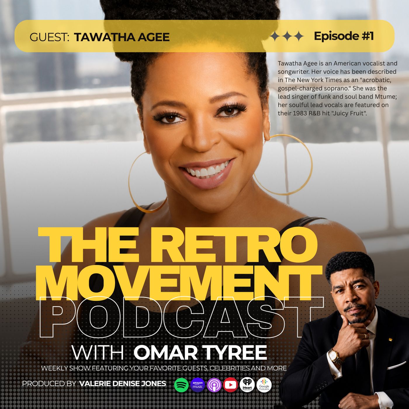 THE RETRO MOVEMENT with Omar Tyree | Episode 1 (Bonus Audio) | Special Guest: Tawatha Agee episode artwork
