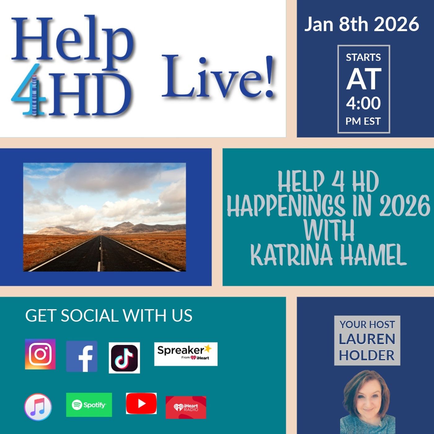 Help 4 HD Happenings in 2026