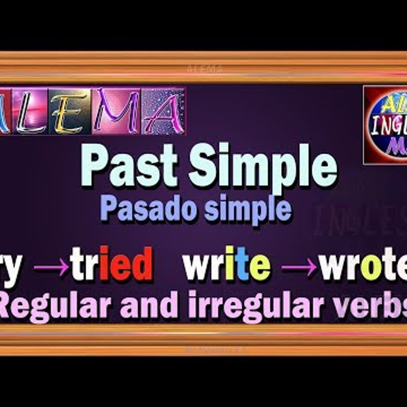 41. Pasado Simple En Ingles - Regular And Irregular Verbs – Reglas Lección # 25