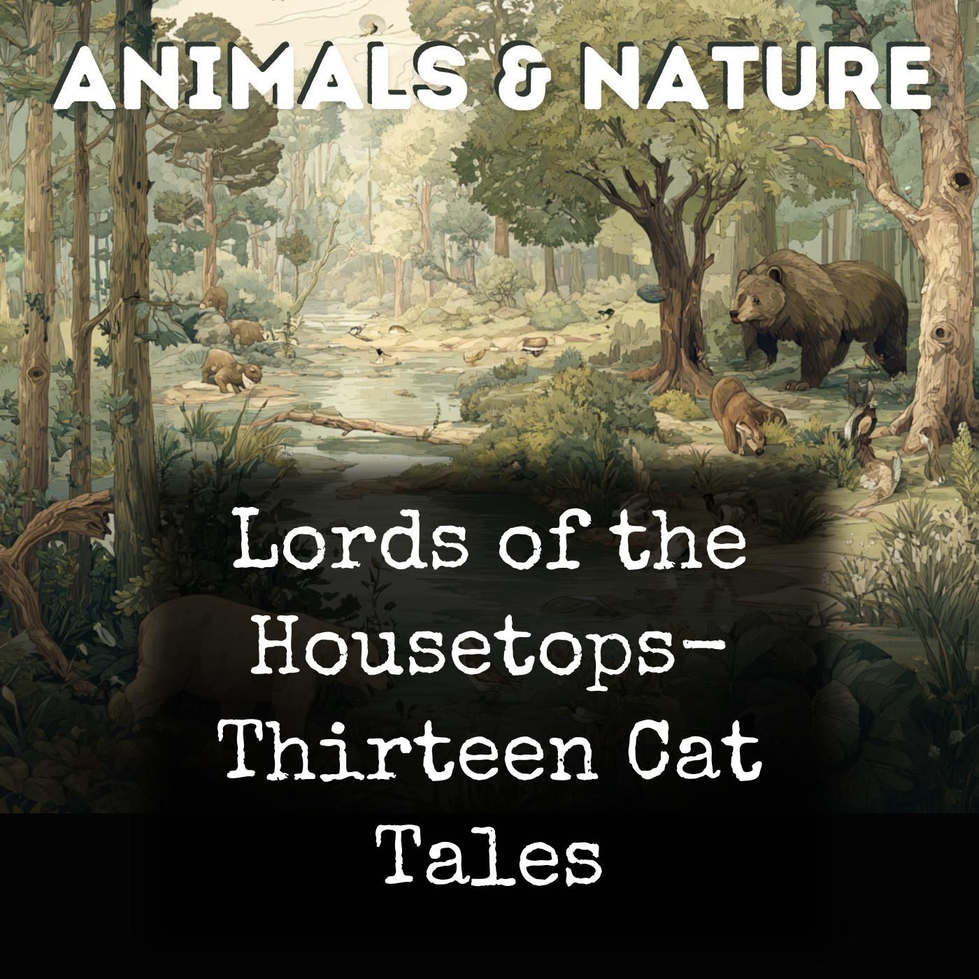 Lords of the Housetops-  Thirteen Cat Tales cover art