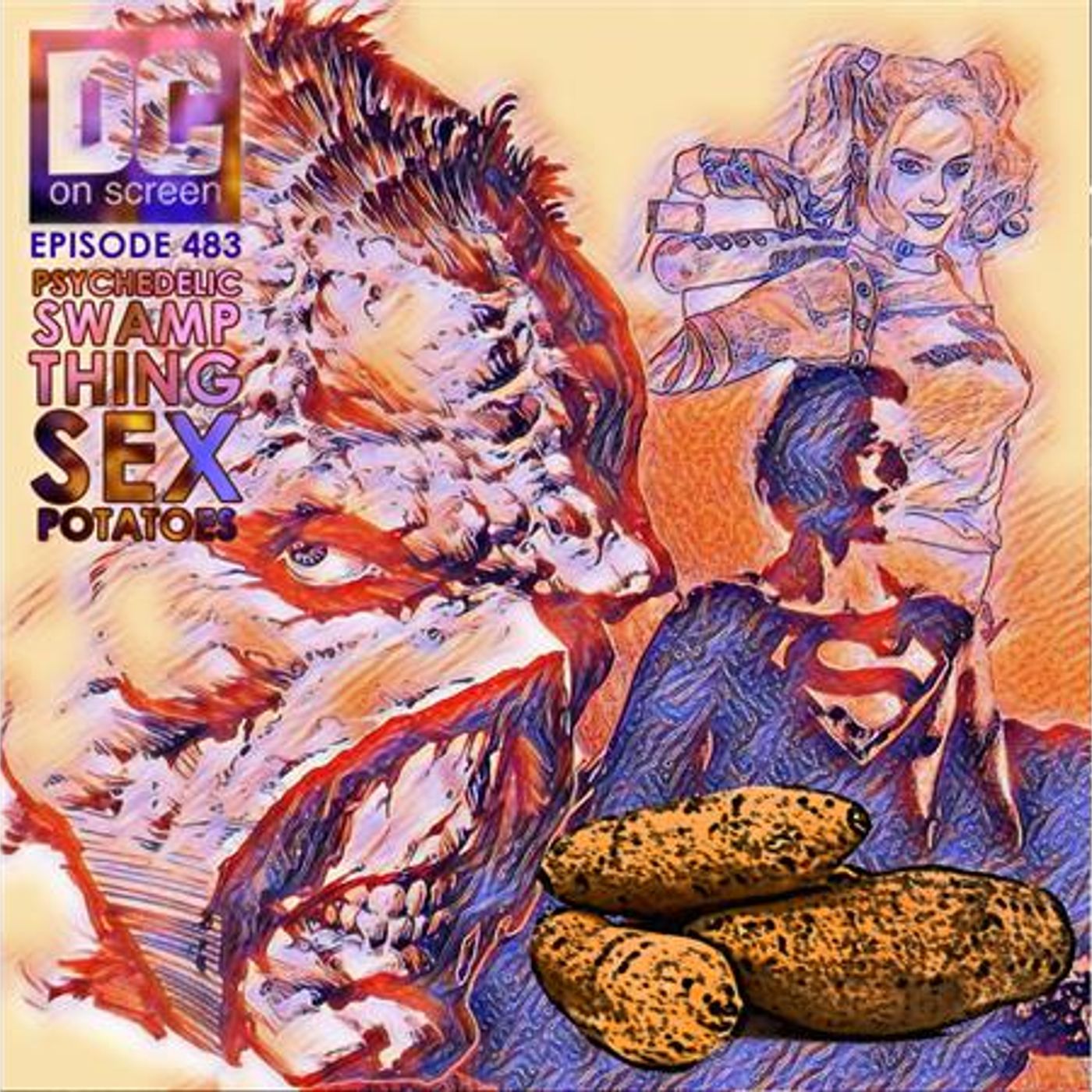 Psychedelic 'Swamp Thing' Sex Potatoes
