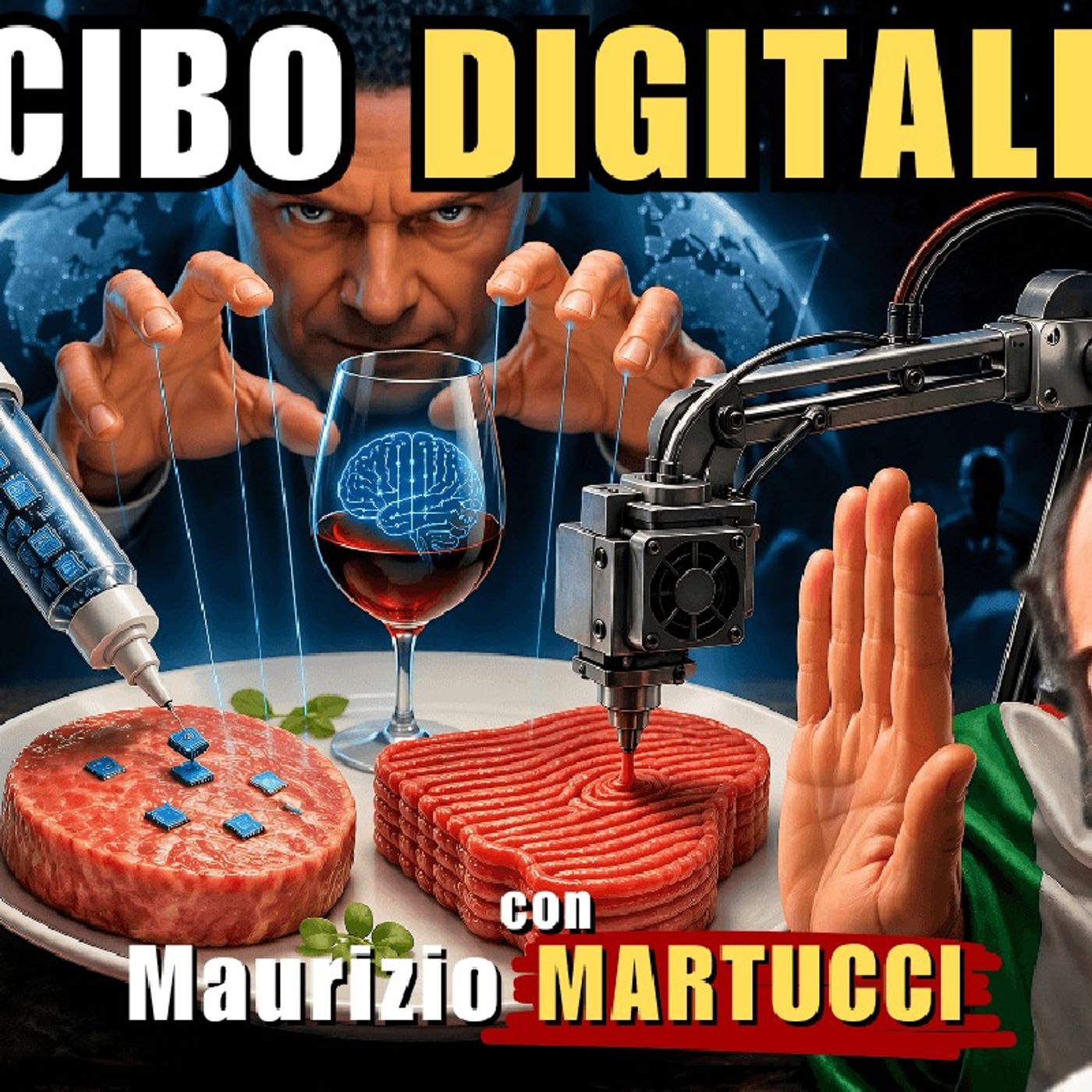 CIBO "DIGITALE", solo l'ITALIA vieta il #FRANKENBURGER – con Maurizio MARTUCCI | Alla Mezza episode artwork