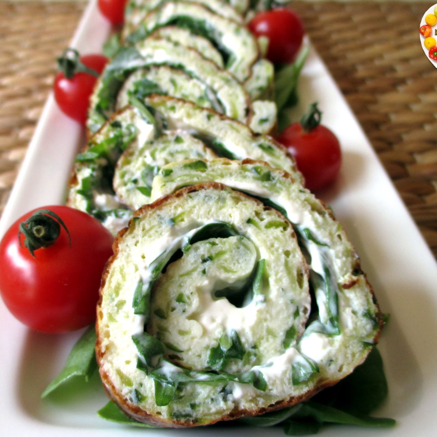 Rotolo di frittata alle zucchine
