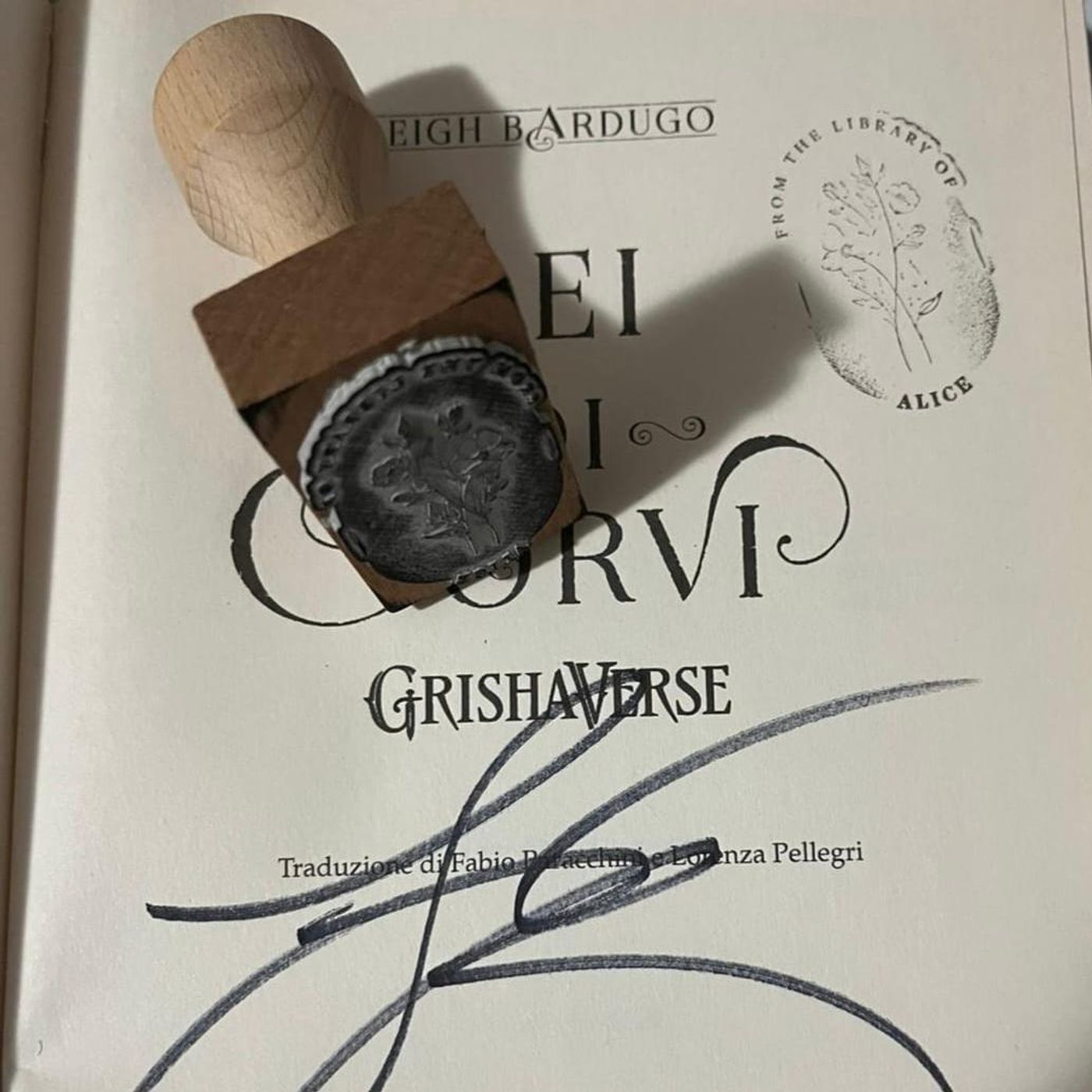 #Cremona Regali di compleanno: Timbro per libri