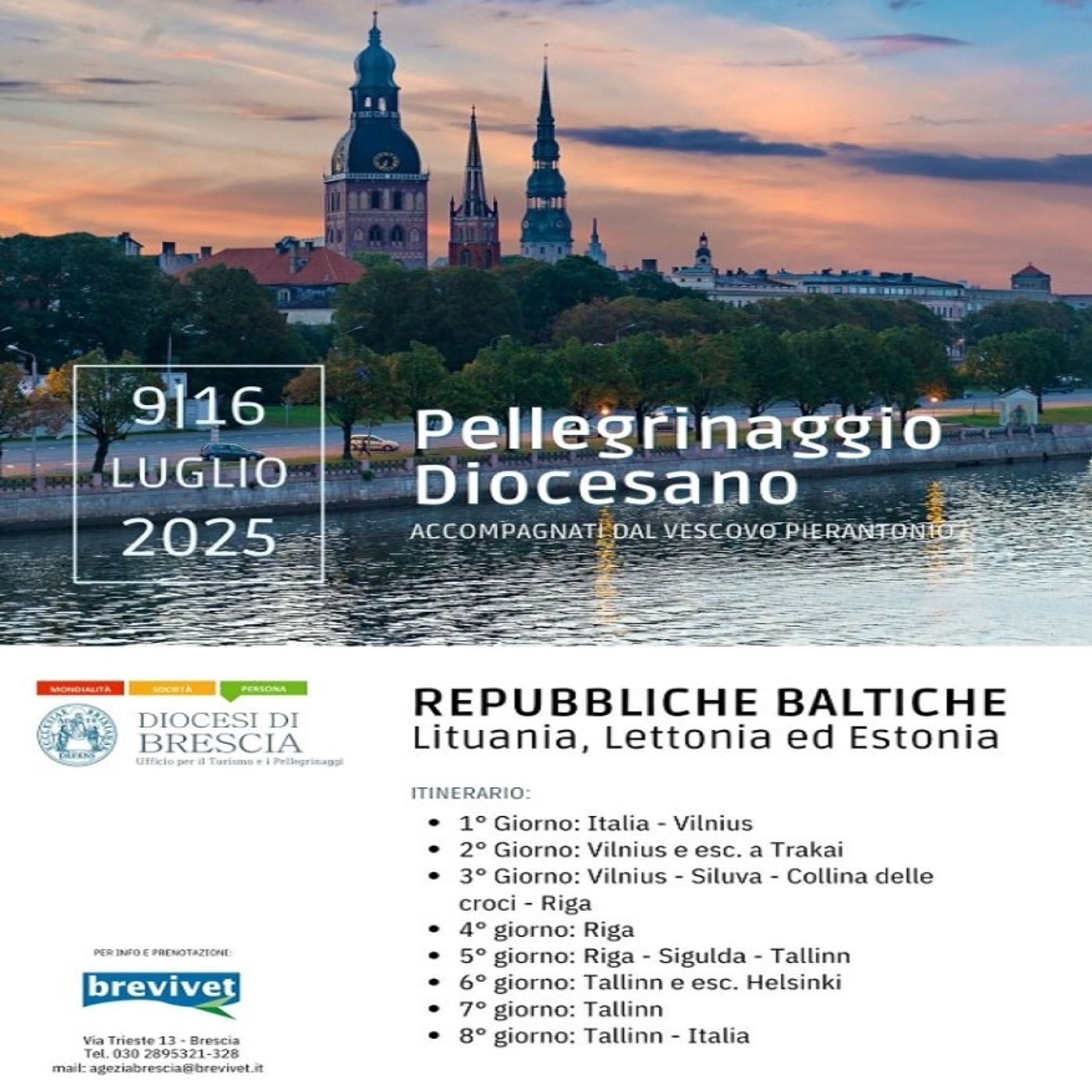 A luglio il Pellegrinaggio Diocesano con il Vescovo Pierantonio nelle capitali del Mar Baltico: intervista a Barbara Chiodi  - 8 maggio 2025 episode artwork