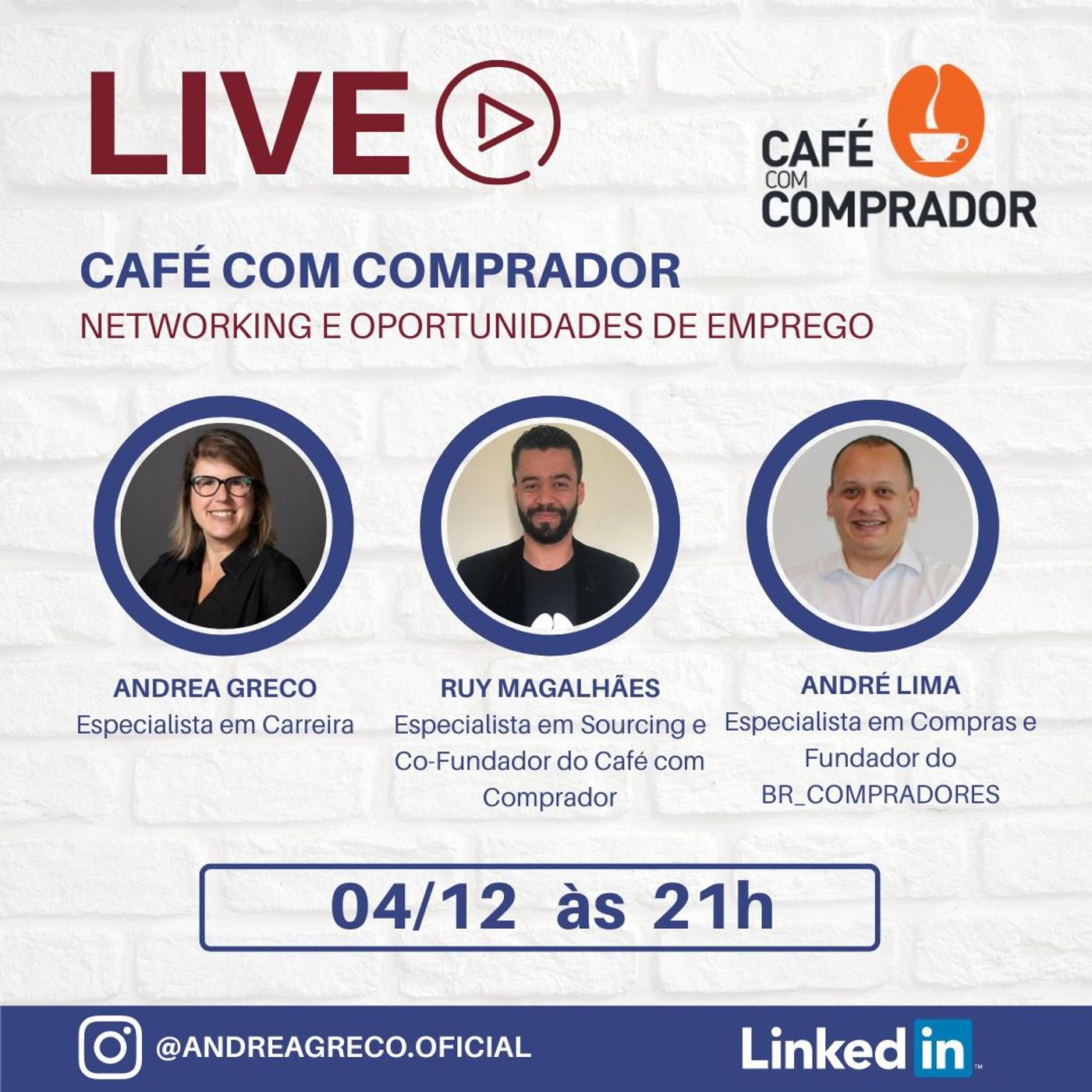 Live - Networking e Oportunidades de Emprego episode artwork