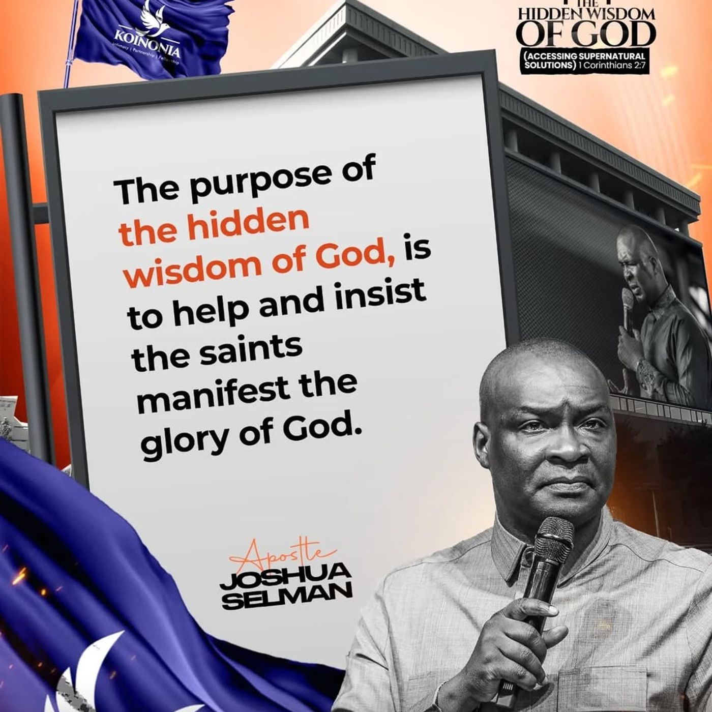 THE HIDDEN WISDOM OF GOD - APOSTLE JOSHUA SELMAN