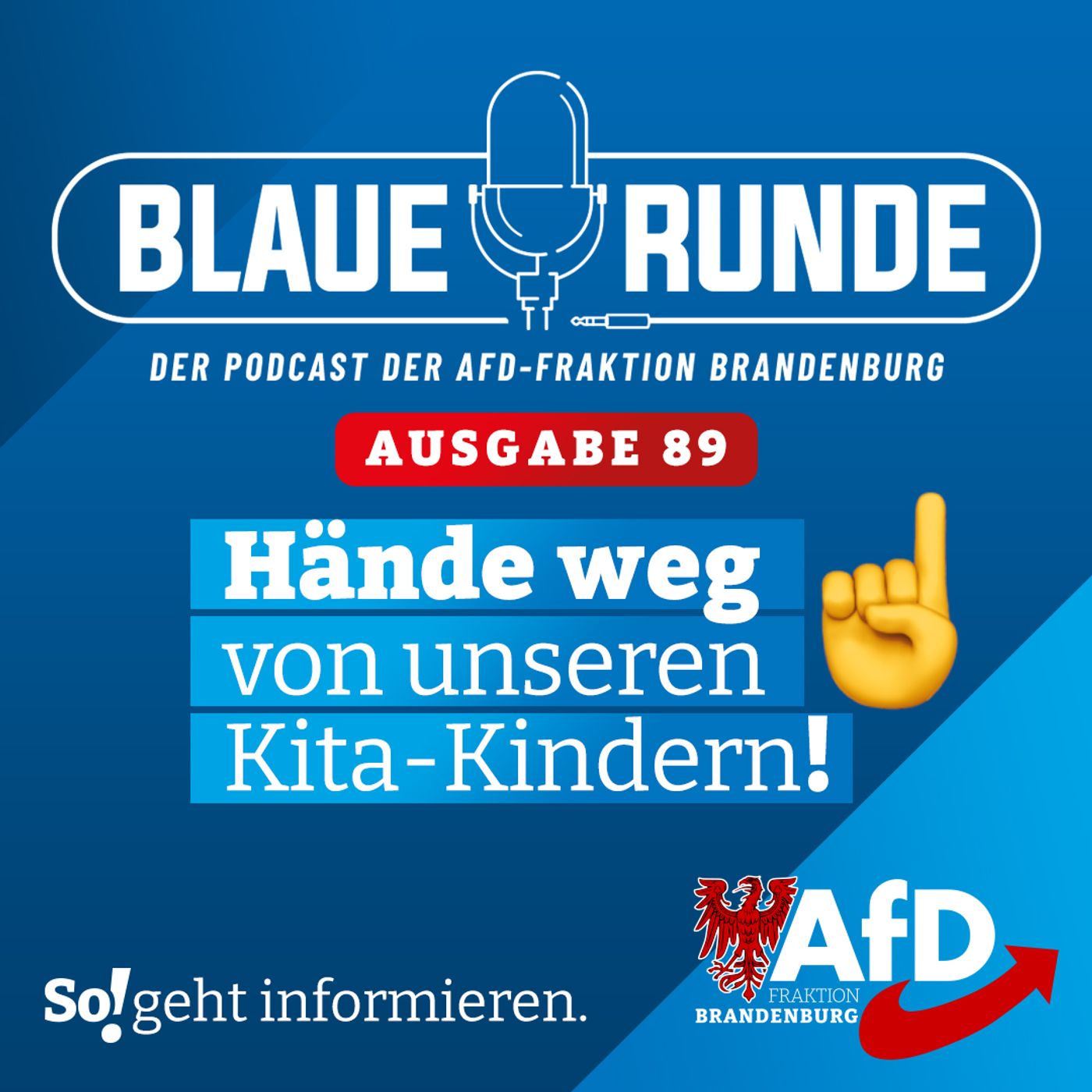 Hände weg von unseren Kita-Kindern! | Die BLAUE RUNDE, Ausgabe 89/23 vom 27. Oktober 2023 episode artwork