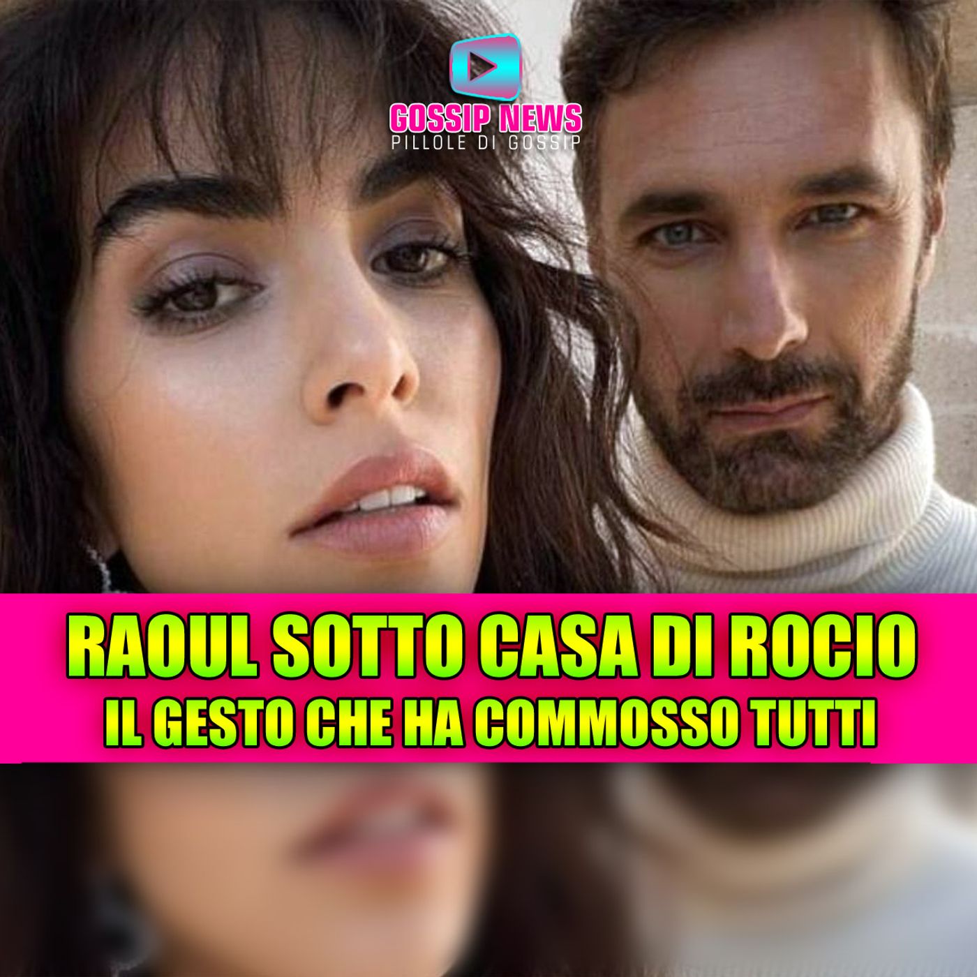 Raoul Bova sotto casa di Rocio: il gesto che ha commosso tutti