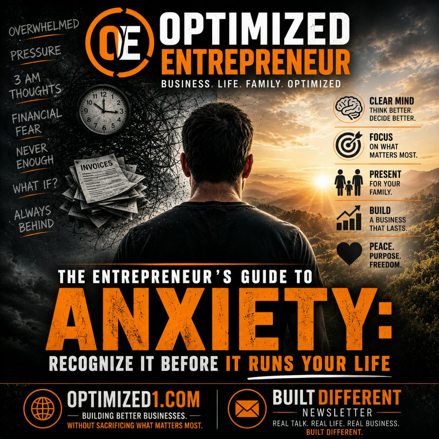 OPTIMIZED ENTREPRENEUR The Entrepreneur's Guide to Anxiety: Recognize It Before It Runs Your Life