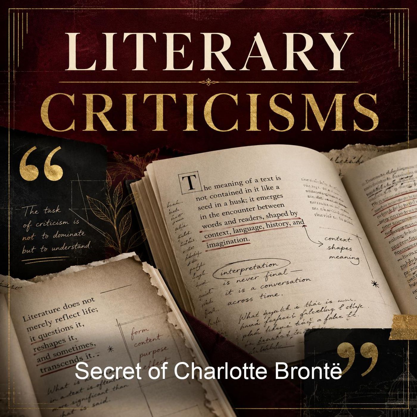 Secret of Charlotte Brontë podcast artwork