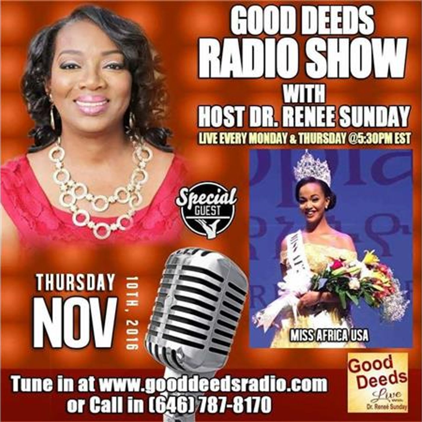 Dr. Renee Sunday\'s show