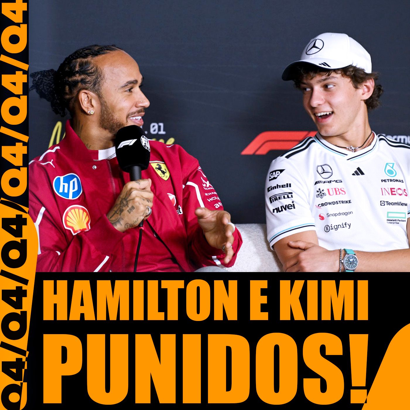 Norris pole! Hamilton é 2º e Kimi 4º, mas são punidos e Russell sobe para 6º. Gabriel 14º, Max roda episode artwork