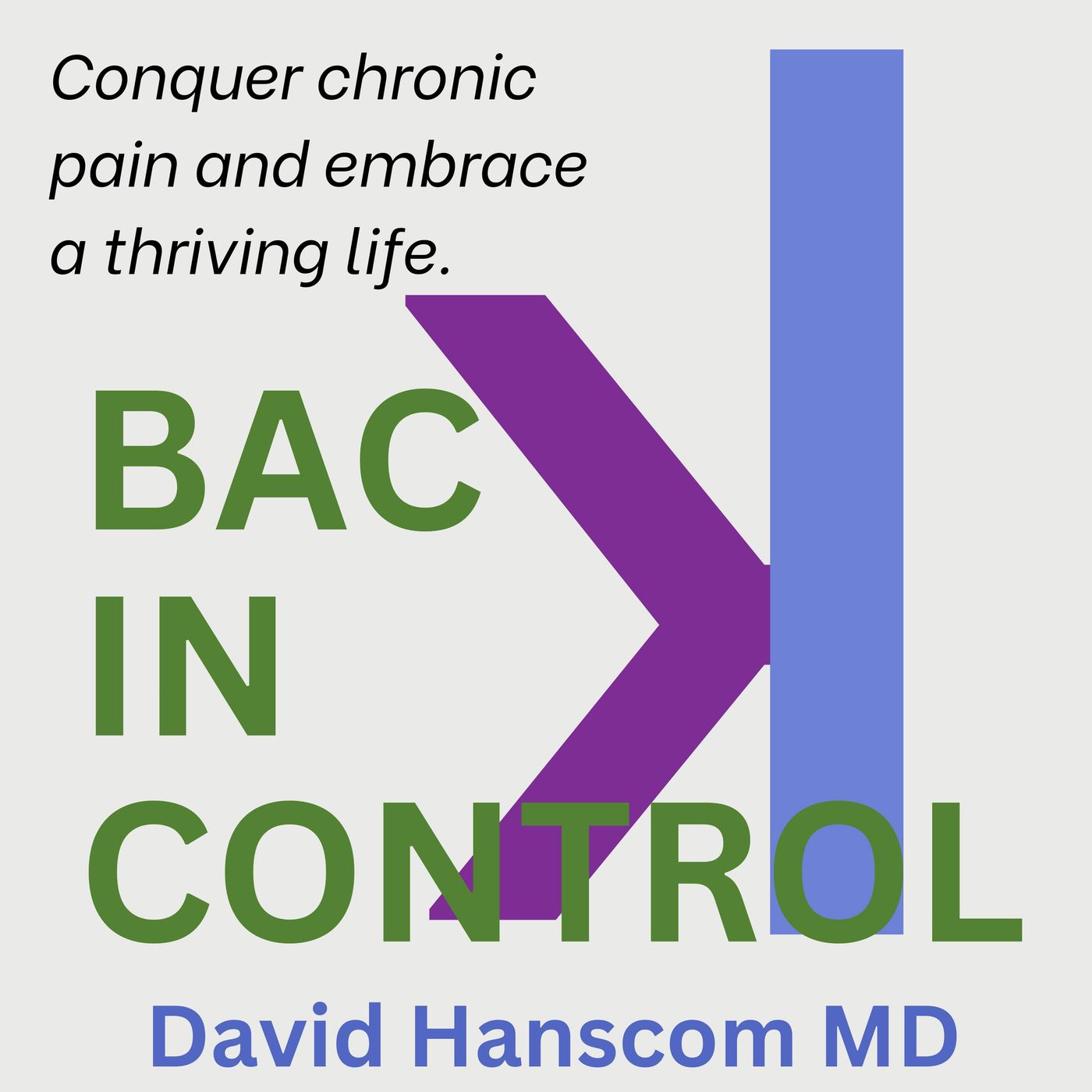 Back in Control with David Hanscom, MD podcast artwork