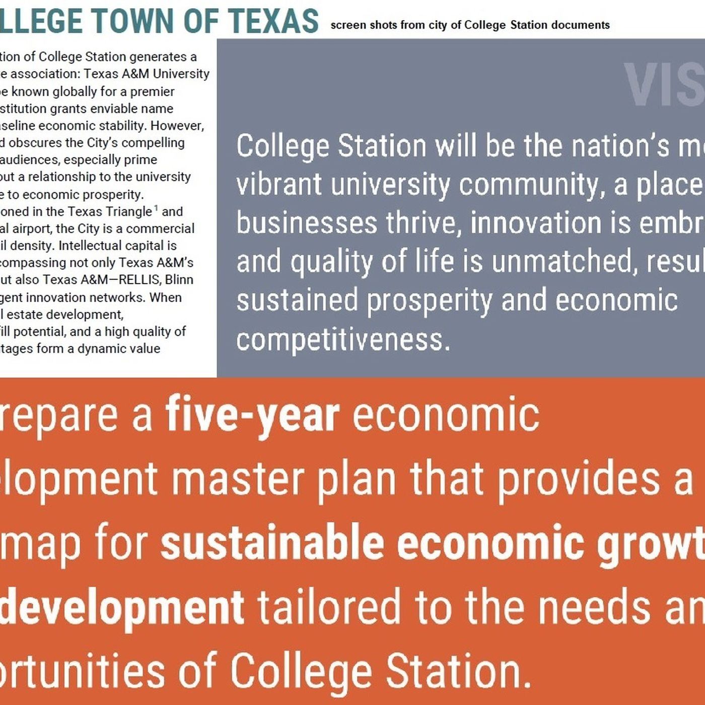 College Station city council updates their economic development master plan episode artwork