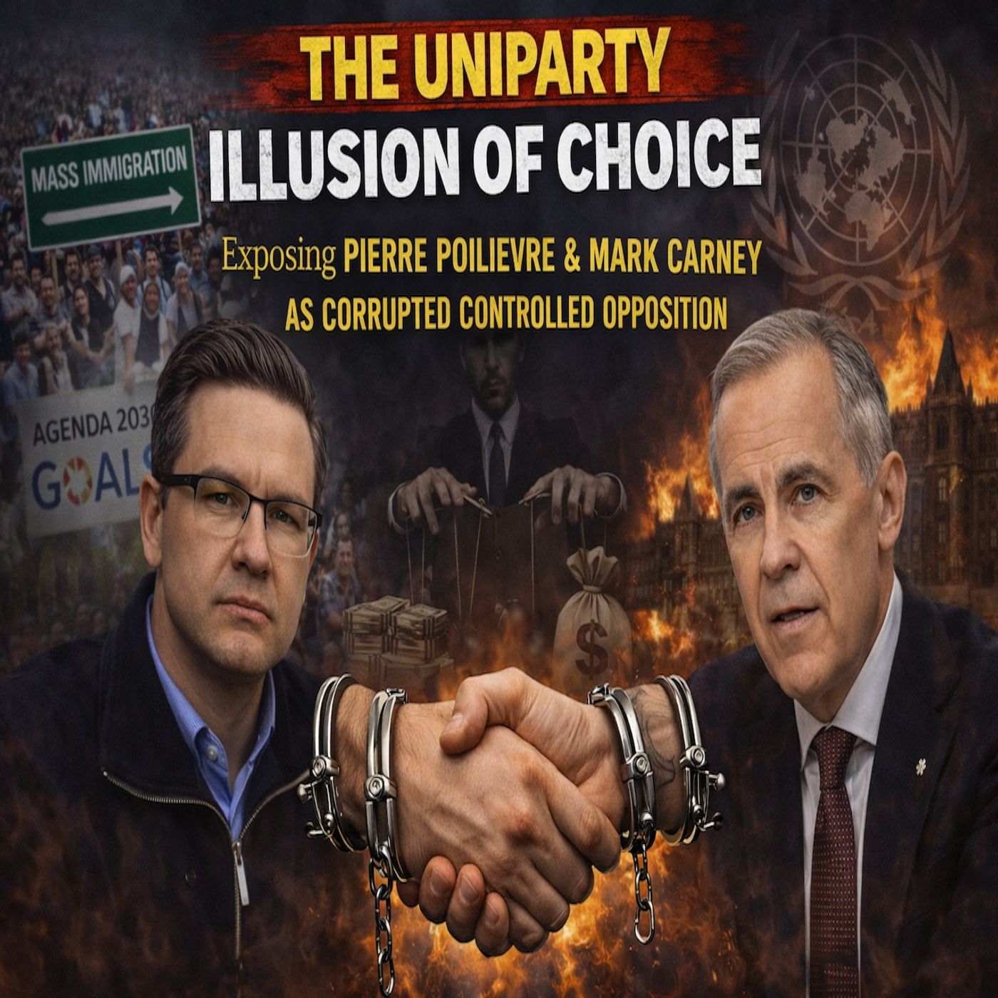 THE UNIPARTY ILLUSION OF CHOICE | Exposing Pierre Poilievre & Mark Carney as Controlled Oppostion