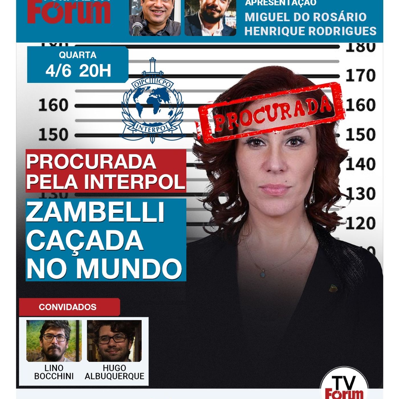 PF pede para ZAMBELLI entrar na LISTA DA INTERPOL | Bolsonaristas CLAMAM por MOTTA para salvá-la episode artwork