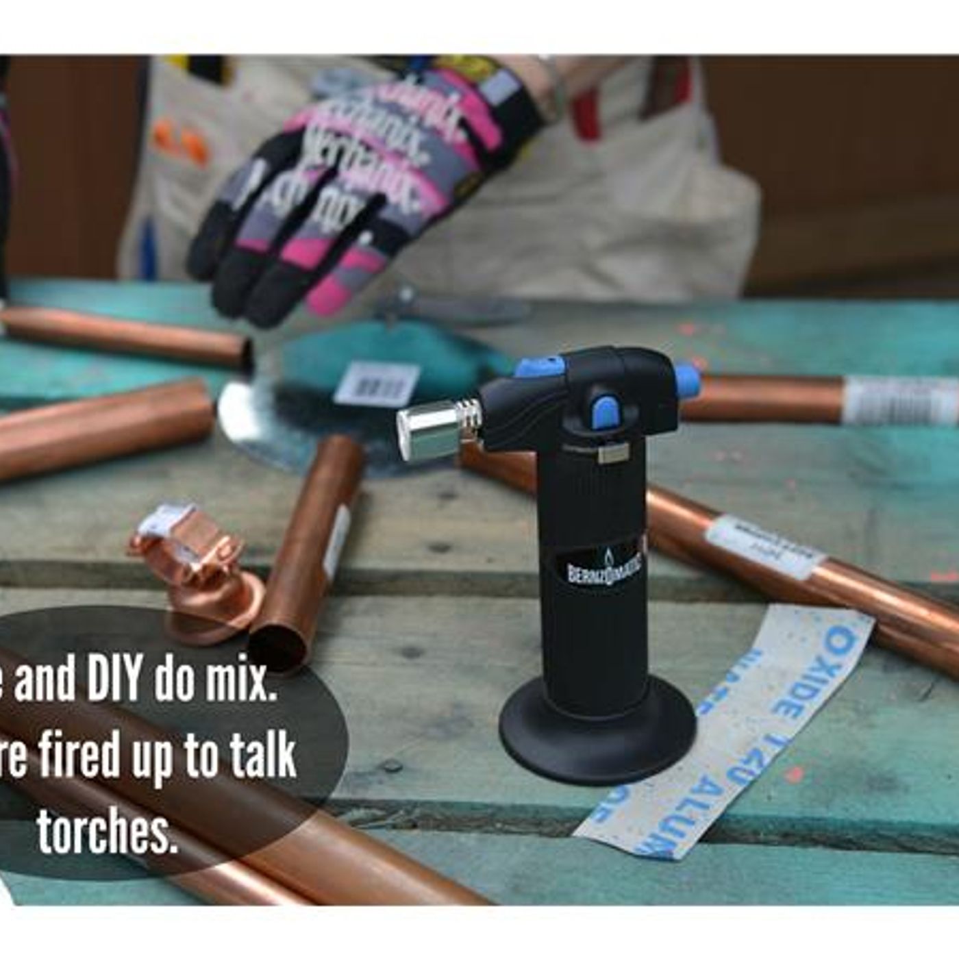 Fire and DIY do mix. We're fired up to talk torches episode artwork