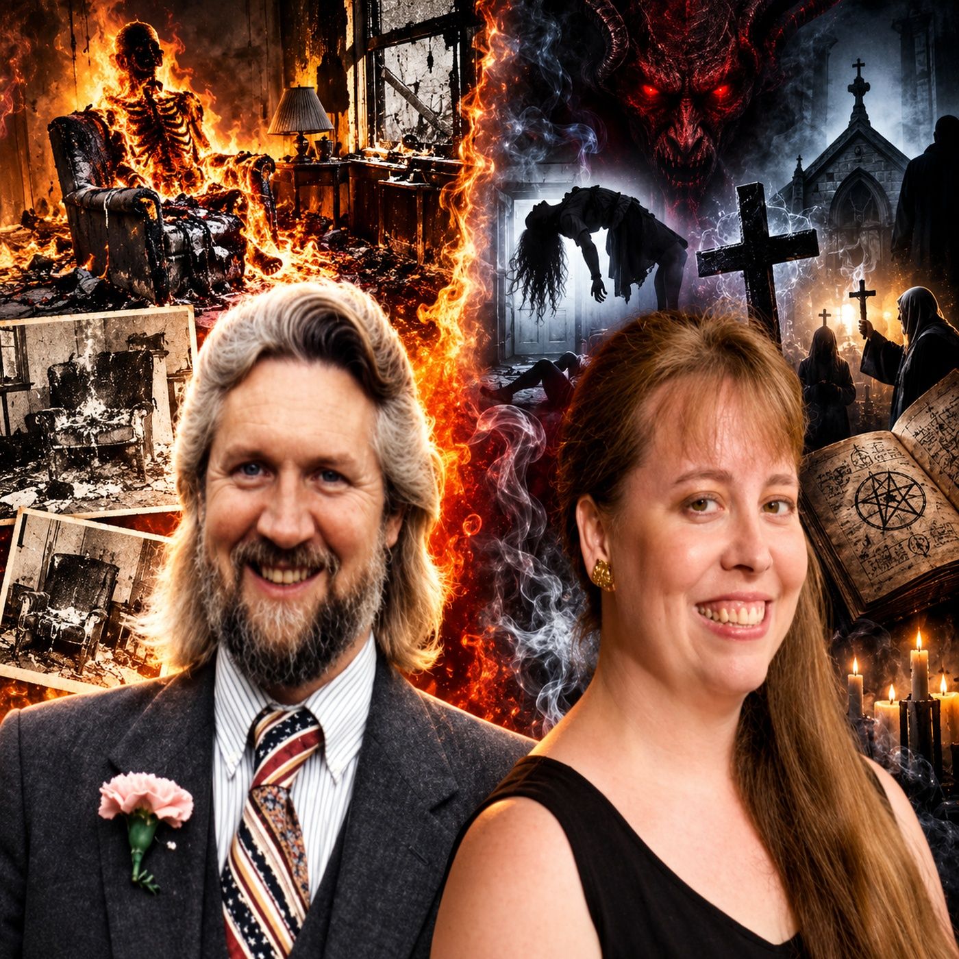 Ep. #197: Spontaneous Human Combustion and Demons w/ Larry Arnold & Debbie Viguie