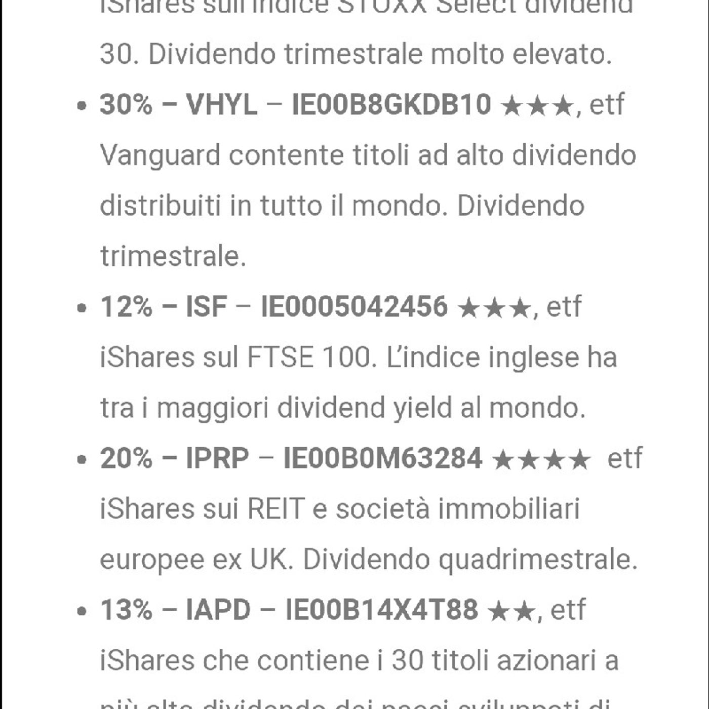Episodio 9 - 1000€/mese con ETF, Dividendi, Libri ecc