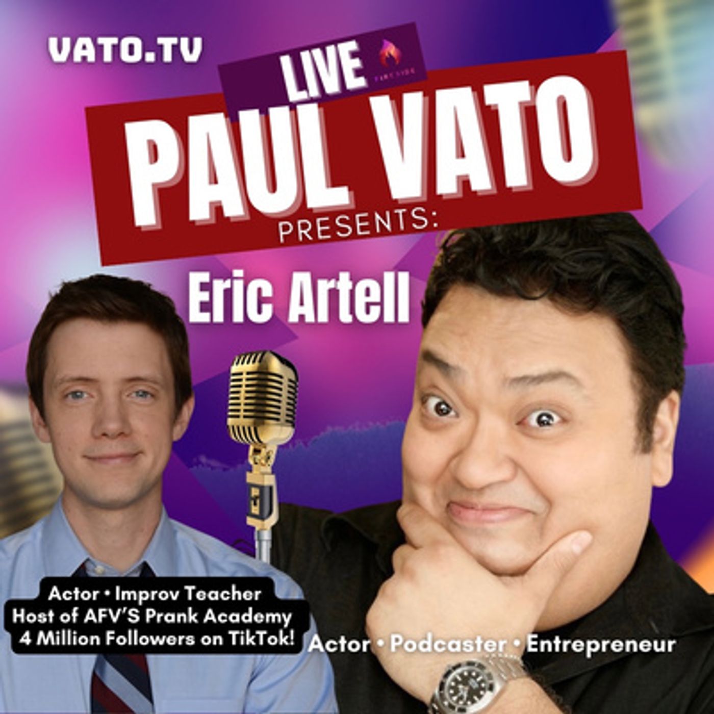 Eric Artell. Actor And Improv Comedy Teacher Extraordinaire, With 4 MILLION+ TikTok Followers Shares Some Of His Social Media Secrets & Disc episode artwork