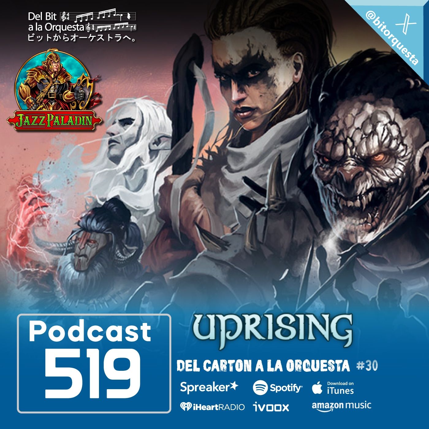 519 - Jazz Paladin (Entrevista), Del Cartón a la Orquesta #30