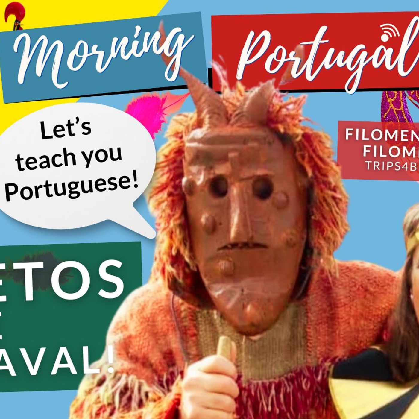 Caretos & Carnaval on Feelgood Filomena Friday on Good Morning Portugal!