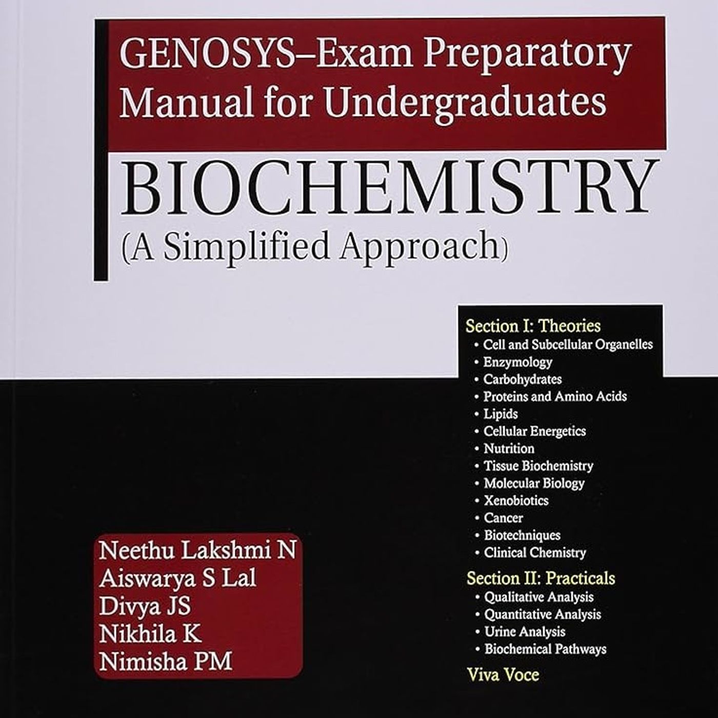 Genosys-Exam Preparatory Manual for Undergraduates: Biochemistry