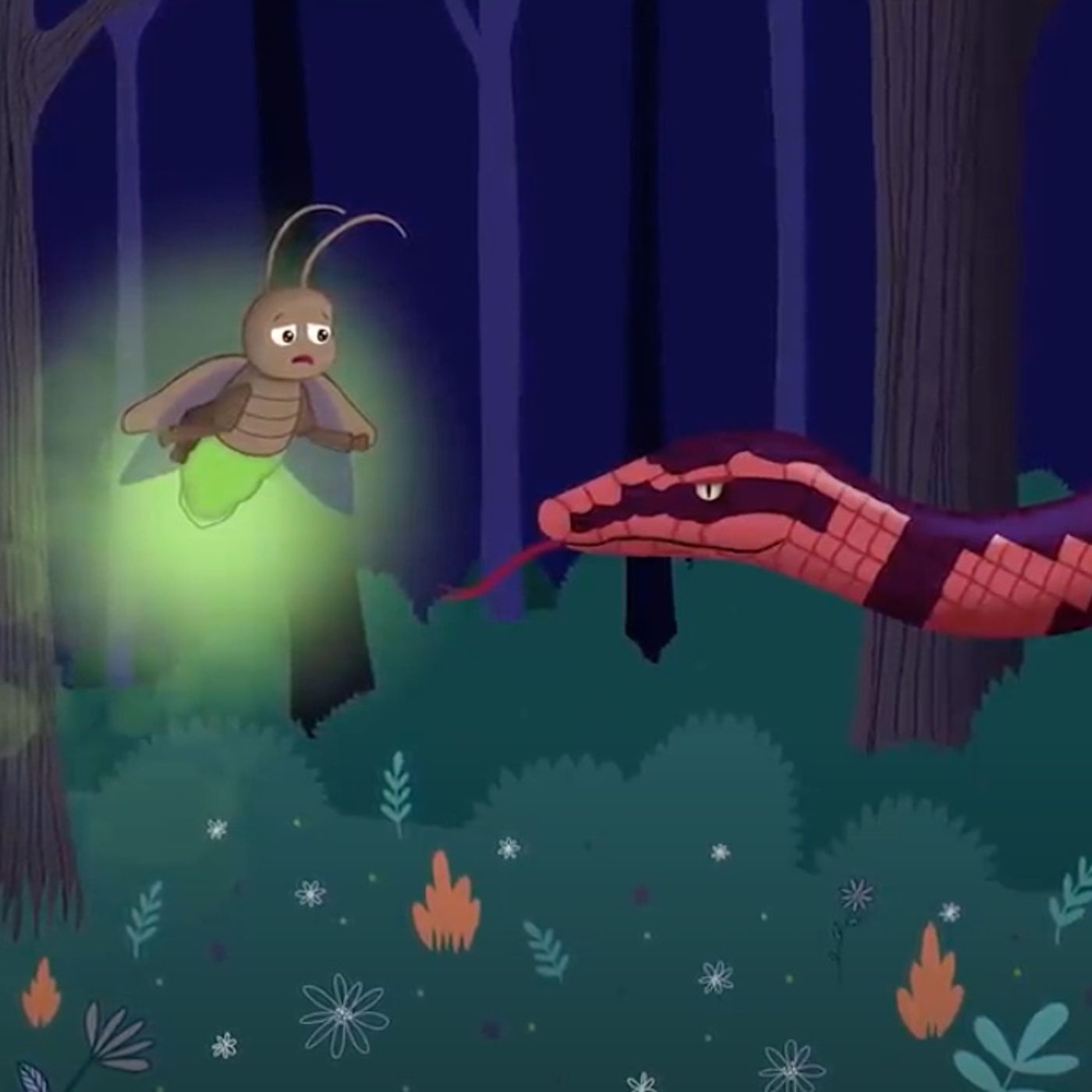 La fábula de la luciérnaga y la serpiente