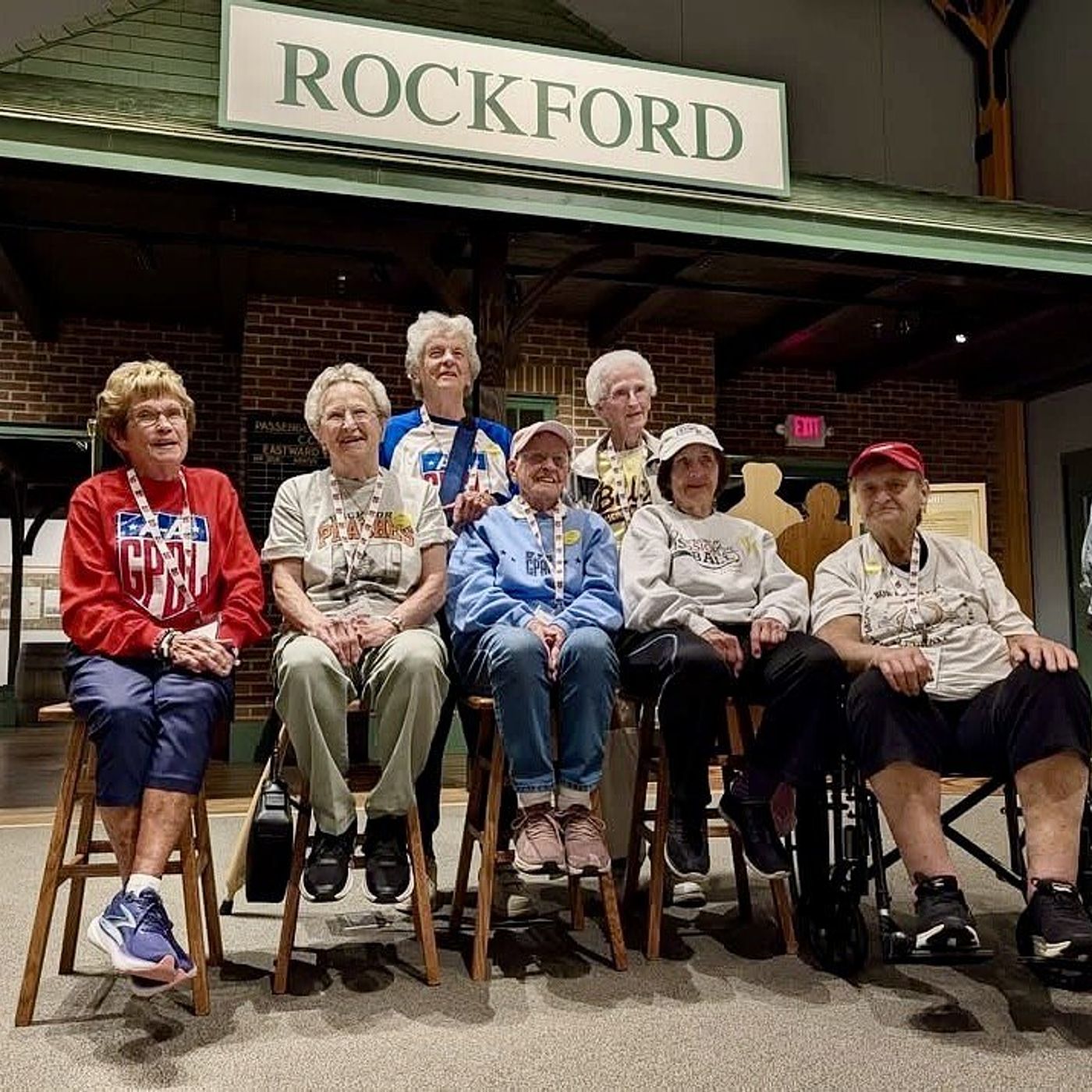 Jean Fox of Wyanet attends an All-American Girls Professional Baseball League reunion episode artwork