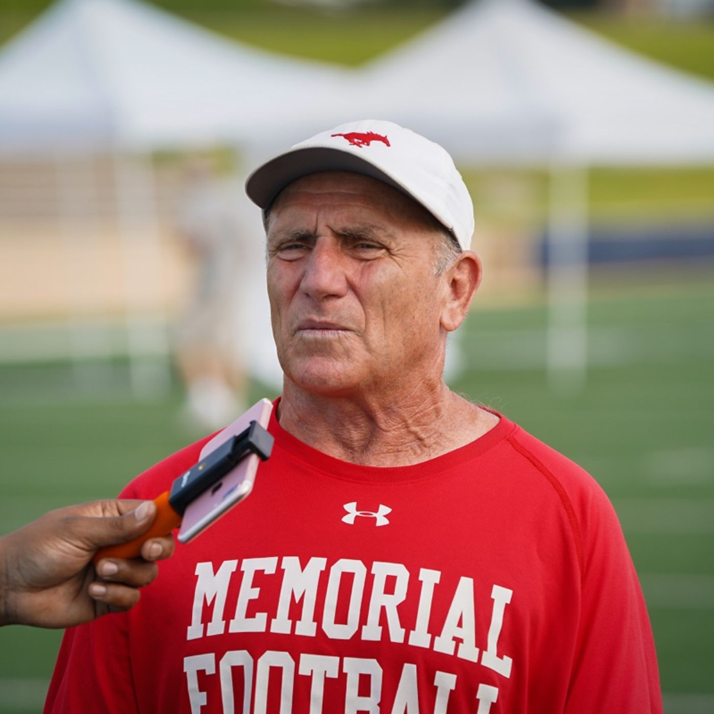 Memorial Mustangs Head Football Coach Gary Koch