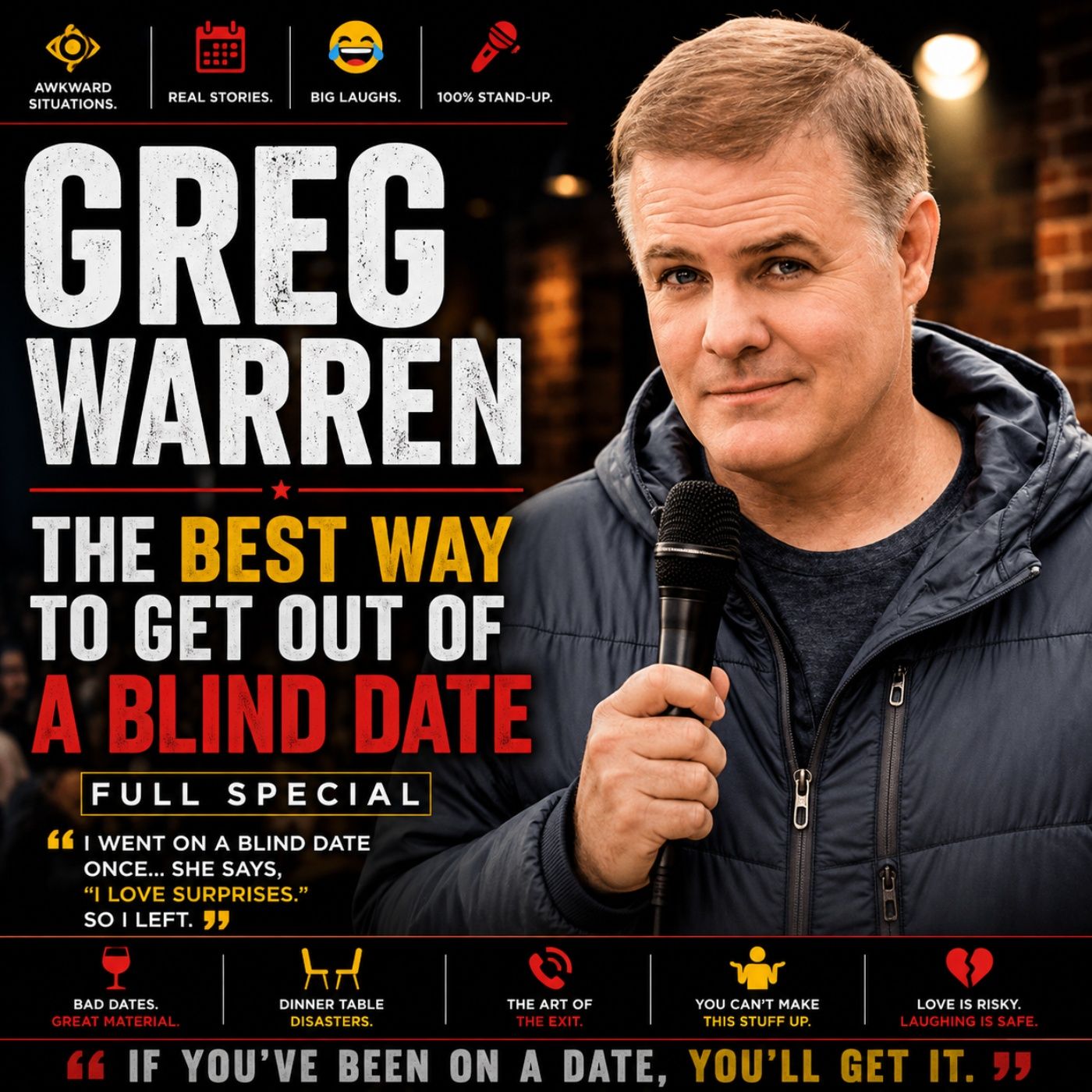 Greg Warren - The Best Way To Get Out Of A Blind Date Full Special (Stand-up Comedy) episode artwork