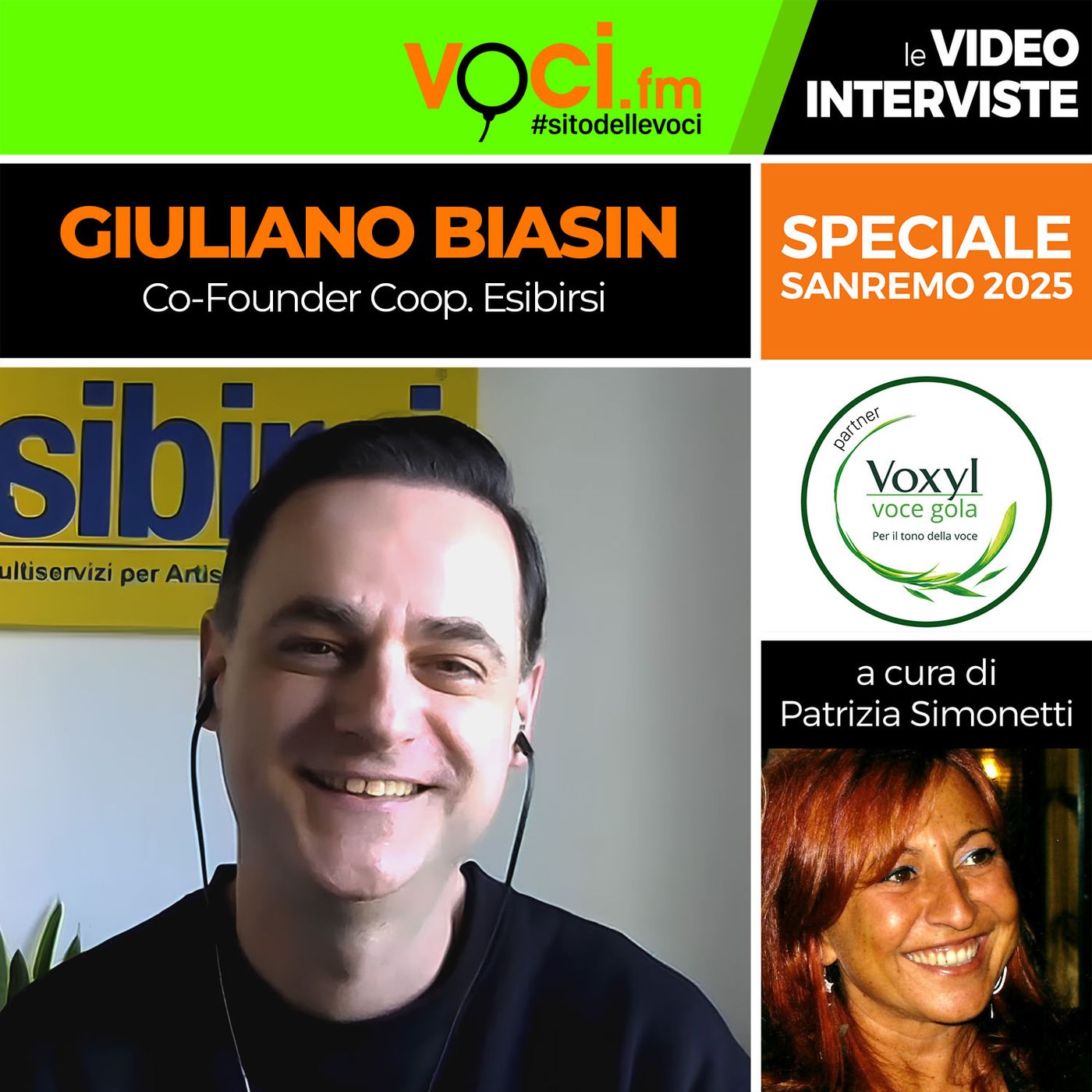 Intervista GIULIANO BIASIN - ESIBIRSI (Anteprima ESIBIRSI A SANREMO 2025) by Patrizia Simonetti 02-2025 episode artwork