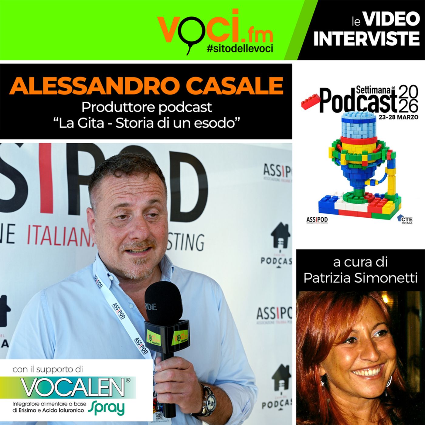 ALESSANDRO CASALE su VOCI.fm (SETTIMANA DEL PODCAST 2026) - clicca play e ascolta l'intervista episode artwork