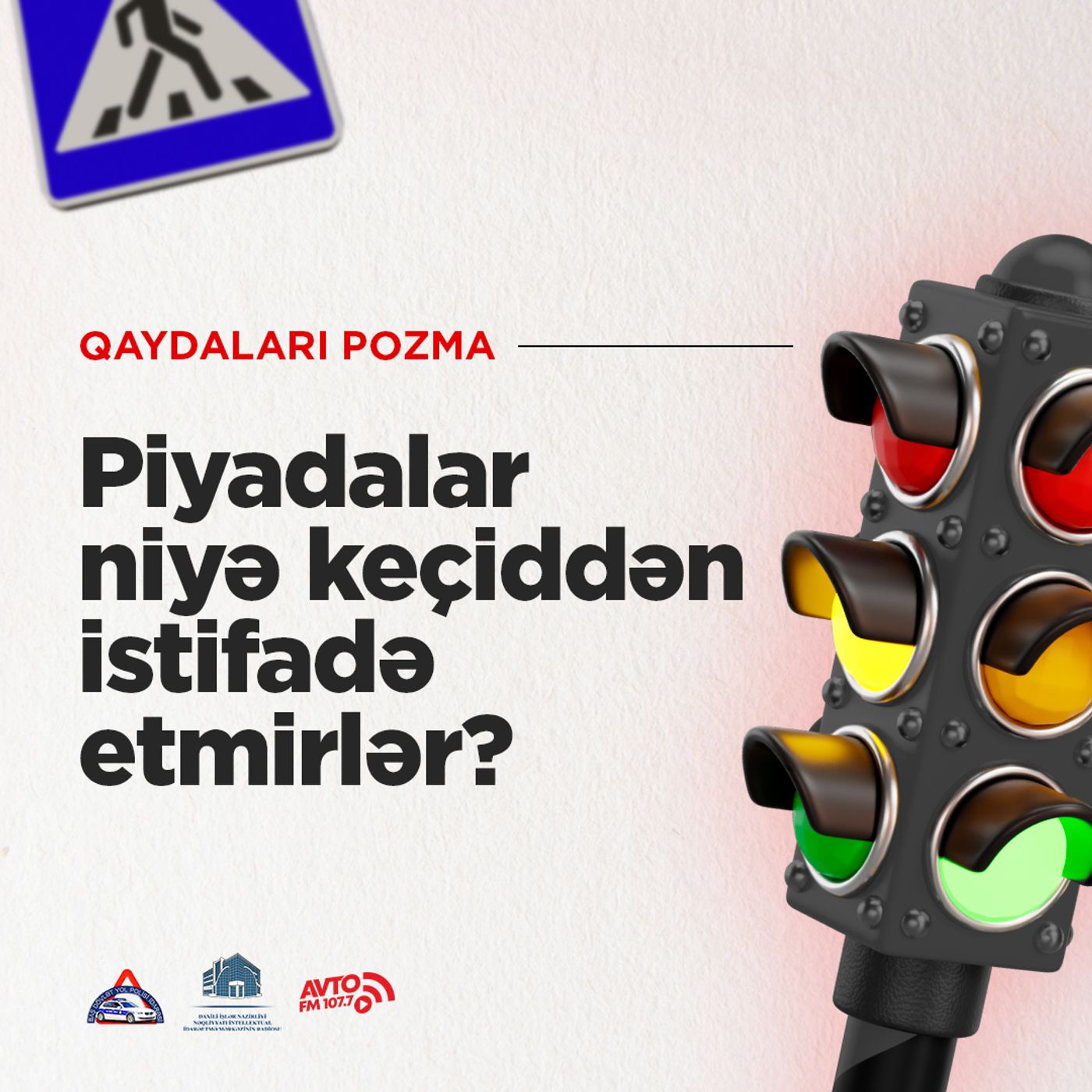 Piyadalar Niyə Keçiddən İstifadə Etmirlər? I Qaydaları pozma