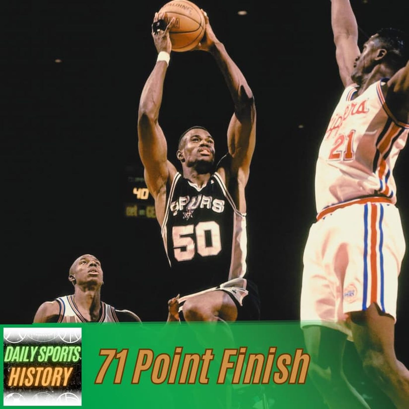 David Robinson Vs Shaq Scoring Battle — Daily Sports History cover