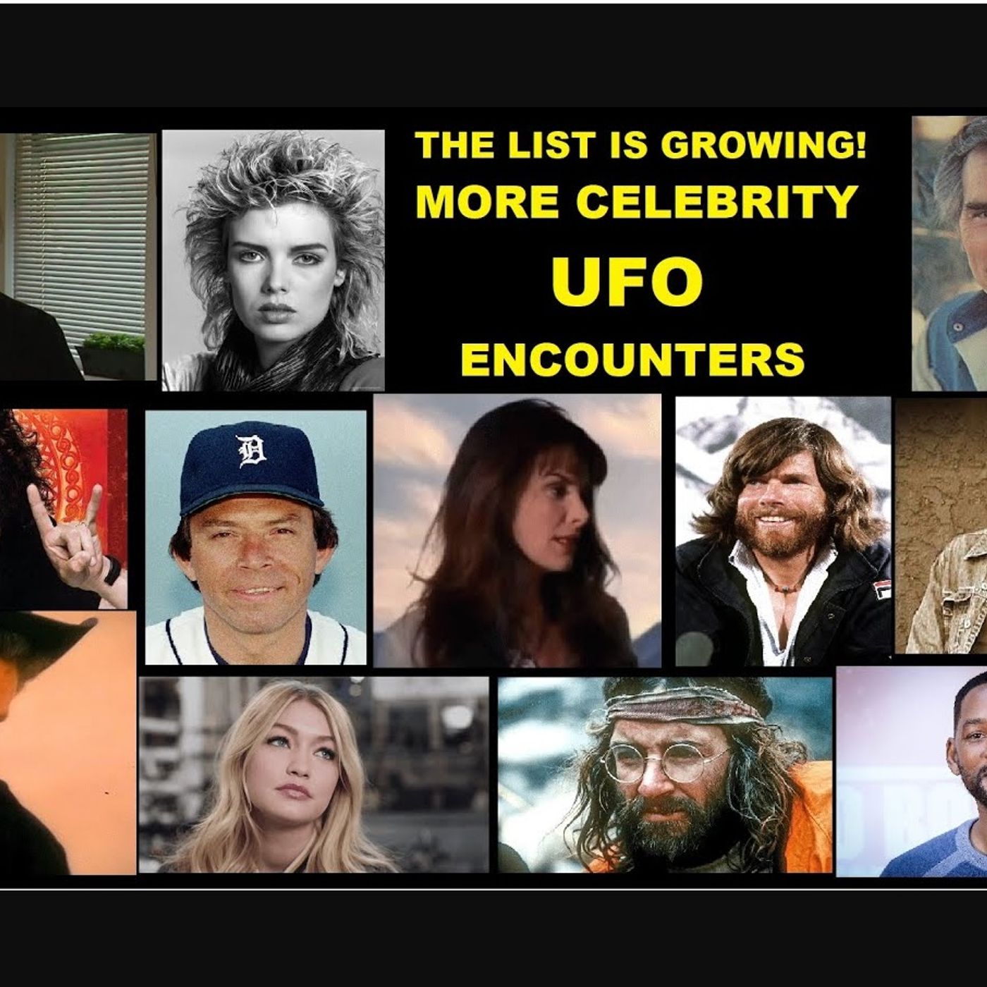 More Celebrity UFO Encounters: The List is Growing!
