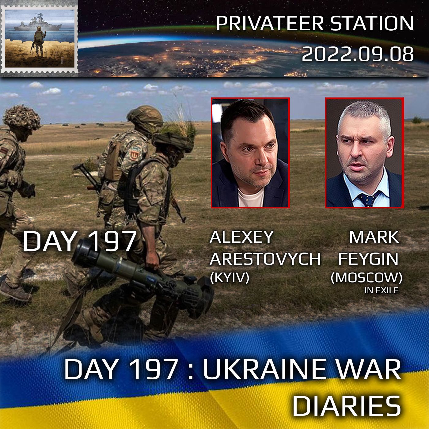 cover of episode War Day 197: Ukraine War Chronicles with Alexey Arestovych & Mark Feygin