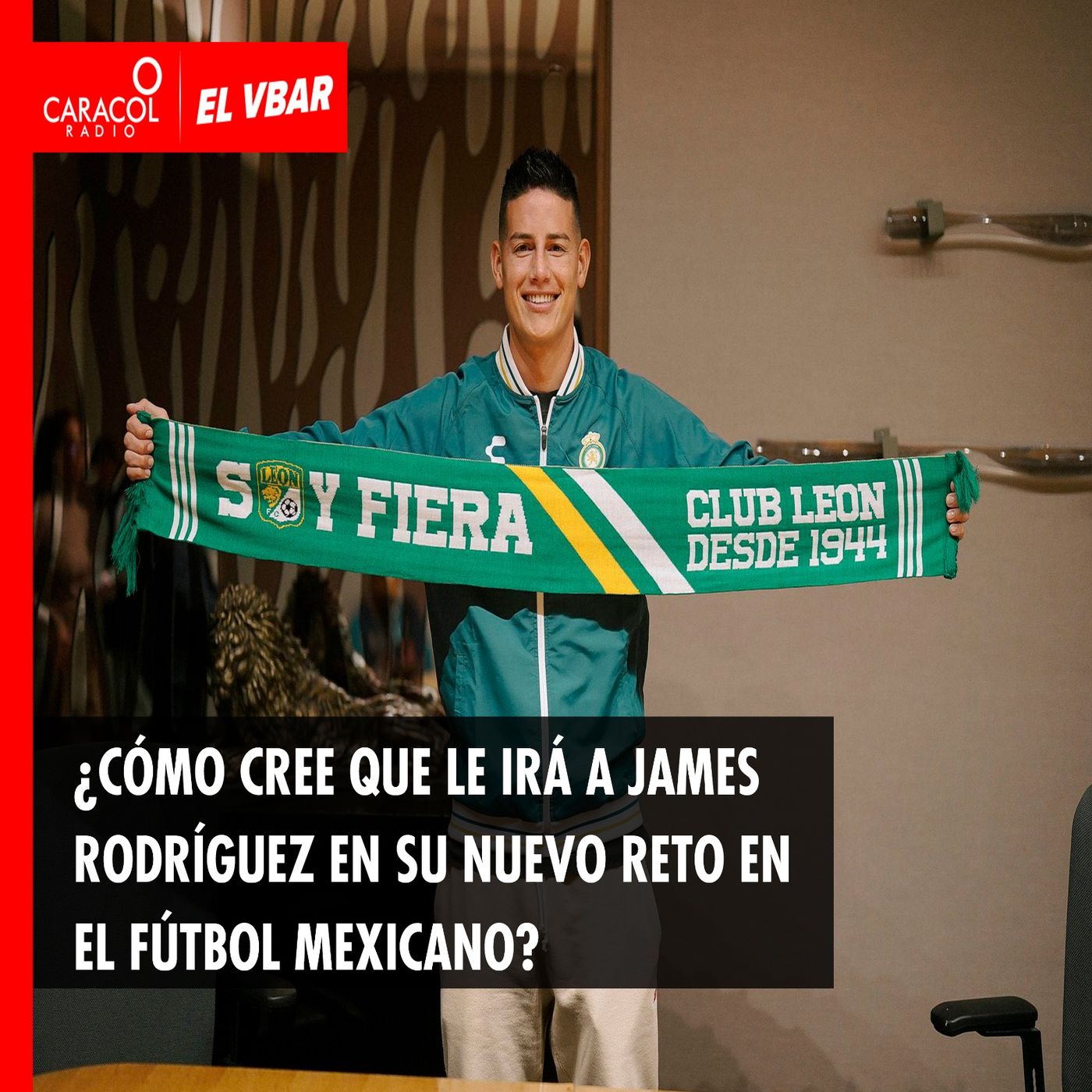¿Cómo cree que le irá a James Rodríguez en su nuevo reto en el fútbol mexicano?
